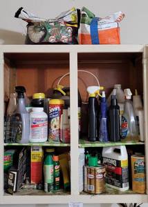 lot 331 image: CONTENTS OF CABINET AS SHOWN.