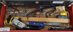 lot 333 image: ASSORTED TOOLS AS SHOWN.