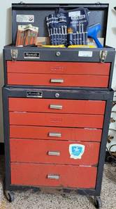 lot 340 image: LOT OF 2 TOOL BOXES IN STYLE, COLOR, AND CONDITION SHOWN. CONTENTS NOT INCLUDED. YOUR BID X 2