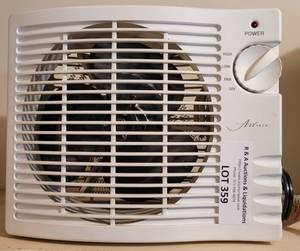 lot 359 image: AIRTECH FAN HEATER MODEL 01038 AS SHOWN.