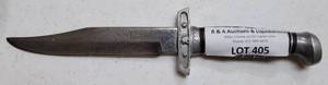 lot 405 image: VINTAGE SOLINGEN GERMANY HUNTING KNIFE AS SHOWN.