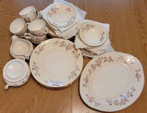 lot 416 image: LOT OF 51 PIECES OF FINE CHINA IN STYLE, COLOR, AND CONDITION SHOWN. YOUR BID X 51