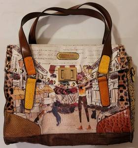lot 102 image: NICOLE LEE HANDBAG  PURSE IN STYLE, COLOR, AND CONDITION SHOWN. CHECK IT OUT