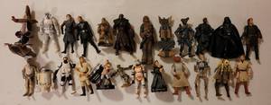 lot 237 image: Lot of 24 Star Wars Action Figures as shown. (Your Bid x 24)