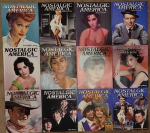 lot 15 image: Lot of 12 Vintage Nostalgic American Magazines as shown. The Beatles, Lucy, Marilyn Monroe, John Wayne, Frank Sinatra and more. (Your Bid x12)