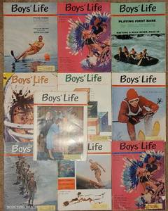 lot 16 image: Lot of 10 Vintage 1965 Boys Life Magazine as shown. (Your Bid x10)