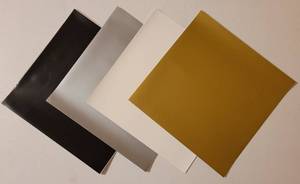 lot 61 image: Lot of 24 Removable Cricut Vinyl sheets in colors shown. (Your Bid x 24)