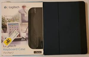 lot 91 image: COACH IPAD COVERCASE PLUS LOGITECH IPAD 2 KEYBOARD CASE IN ORIGINAL PACKAGE AS SHOWN.