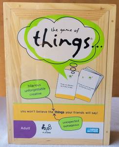 lot 164 image: PARKER BROTHERS - THE GAME OF THINGS IN UNOPENED BOX