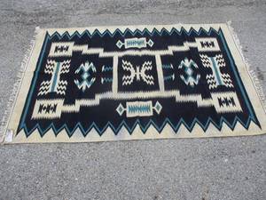 lot 29 image: 6-2 x 3-11-100 % Genuine Hand Knotted Woolen Oriental  Rug  Carpet Of Pakistan, From Saleem Carpets,  Made in Pakistan.