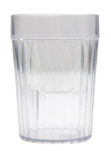 lot 26 image: NEW-ADCRAFT- Clear Fluted 8-Oz. Tumblers, Model FLU-8- 72-pieces per case