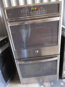 lot 17 image: GE Profile Series 27 Built-in Double Wall Oven with Convection, Model PK7500SF4SS,WiFi powered by Smart HQ,
