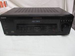 lot 64 image: Sony- AudioVideo Control Center,  High Power Amplifier And Preset Tuning, FM Stero AM-FM Receiver, Model #  STE-DE185