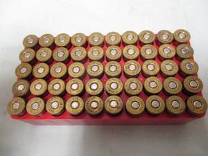 lot 77 image: 50-Rounds Of -38-Special-Reloaded-Cartridges, In Plastic Case