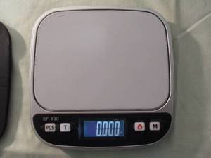 lot 99 image: NIB- Digital Scale, LCD, Balance, Jewelry, Gold, Coin, Cooking Food Weight Scale, 0.01g500g