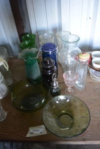 lot 59 image: Vintage and Depression Glass as shown