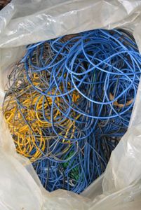lot 80 image: Lot of Wire Cat 5 and Cat 6 & Phone Line