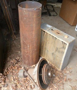 lot 81 image: Misc. Metal and Box Fan Twin Disc Power Transmission Model# C110HP4