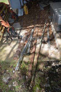 lot 109 image: Misc. Metal Pipes and more