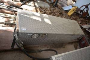 lot 110 image: Truck Bed Gas Tank  62x18x19