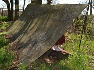 lot 156 image: Large Piece of Heavy Steel Sheet 12-8 gauge 15x10