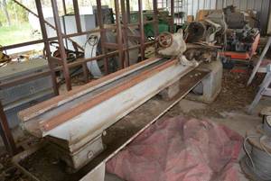 lot 5 image: South Bend Machining Lathe, 11 Feet Long,  (VERY LARGE, VERY HEAVY)