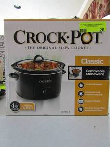 lot 126 image: Crockpot wremovable stoneware 4 qt.