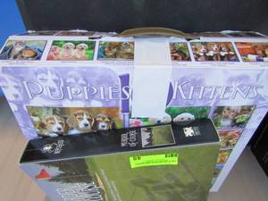 lot 148 image: Opened puzzles - Masterpieces Puppies & Kittens & Bepuzzled Murder, Of Course