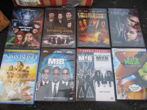 lot 152 image: Box of DVDs - Men In Black, Batman, Dodgeball and more