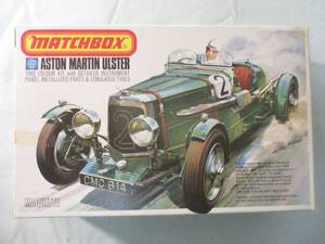 lot 10 image: Matchbox 132 Aston Martin Ulster Model Car Kit # PK-301 1975, 1st-ISSUE