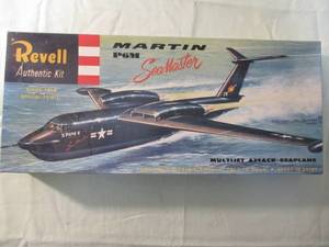 lot 13 image: REVELL- Authentic Kit,1136 Scale.  MARTIN-PM6 Sea Master, Multijet Attack Seaplane  #H244
