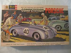 lot 23 image: REVELL Authentic Kit, 1960 Competition Porsche With Racing Trim, Scale 125,  # H1246149 Model Kit.