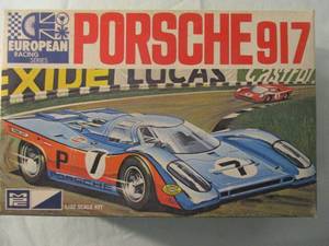 lot 51 image: MPC-32 Scale, European Racing Series, Porsche 917 Model Car Kit, # 2-1012-125