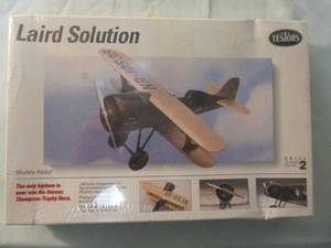 lot 65 image: Testors- 148 Scale, Laird Solution Model Airplane Kit, # 914