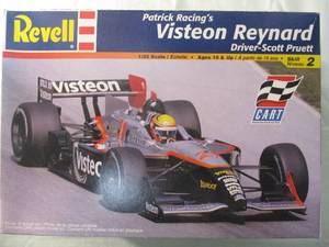 lot 79 image: REVELL-125 Scale, Patrick Racing, Visteon Reynard, Driver Scott Pruett Model Race Car Kit, # 85-2326