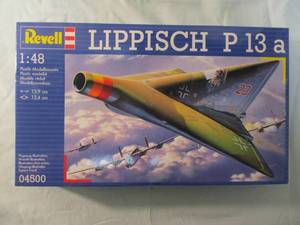 lot 83 image: REVELL-148 Scale, LIPPISCH P13a Model Kit # 04500