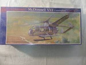 lot 89 image: GLENCOE Models- 132 Scale, McDonnell XV-1 Convertiplane Kit, # 05201
