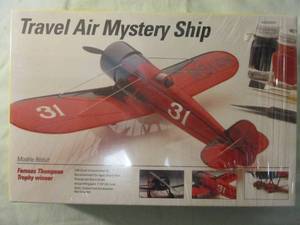 lot 97 image: Testors-148 Scale, Travel Air Mystery Ship Model Airplane Kit, 916