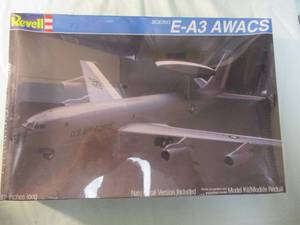 lot 107 image: REVELL-12-Long, E-A3 WACS, Model Airplane Kit, #4422
