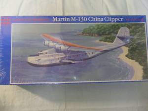 lot 139 image: GLENCOLE MODELS-1144 Scale, Martin M-130 China Clipper, Model Airplane Kit.