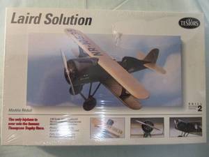 lot 129 image: TESTORS-148 Scale, LAIRD SOLUTION,Golden Age Racer,  Model Airplane Kit, #914