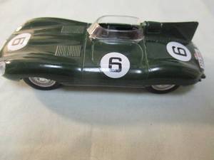 lot 30 image: BRUMM - 143 Scale, 1955 JAGUAR D-TYPE LEMANS # 6 RACER, Diecast Car. , Made In ITALY