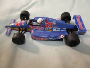 lot 52 image: 1990 ONYX-Lola 143 scale, Indy 500, #29- Pancho Carter  Wally Dallenbach Jr.-Hardees, Cart Sport Racing Diecast Car, Portugal