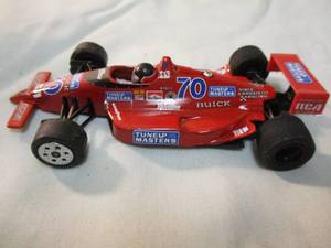 lot 72 image: 1990 ONYX Penske-143 scale, Indy 500, #70-Didier Theys, Tuneup-Masters, Cart Sport Racing Diecast Car.