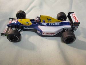 lot 74 image: ONYX Penske-143 scale, Indy 500, 5- Al Unser Jr, Canon, Cart Sport Racing Diecast Car.