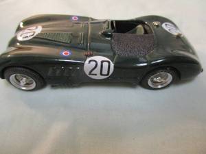 lot 112 image: TOP Model Collection -143 Scale,# 20- JAGUAR-TYPE C, Diecast Car, Made In Italy.