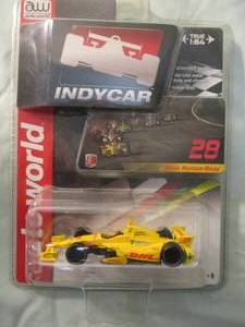 lot 114 image: 2014 AutoWorld-Limited, 164 Scale, #28 RYAN HUNTER-REAY, DHL Indy IRL, Diecast Car, New in package.