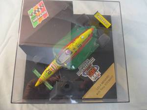 lot 132 image: INDY CAR LOLA MENARD, #20 -TONY STEWART, TEAM MENARD, DIECAST CAR,1996 POLE POSITION, MADE IN PORTUGAL