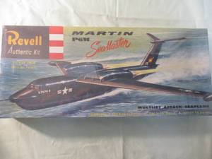 lot 167 image: REVELL Authentic Kit-Martin P-6MSeamaster,#IW9-DX,  Multijet Attack Seaplane,