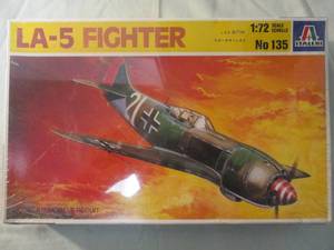 lot 161 image: ITALERI-172 Scale, LA-5 Fighter, Model Airplane Kit, # 135